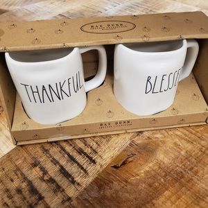 Rae Dunn Thanksgiving Mugs